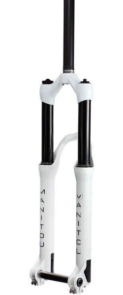 Manitou Circus Expert Suspension Fork - 26", 100 mm, 20 x 110 mm, 41 mm Offset, Gloss White, Straight Steerer