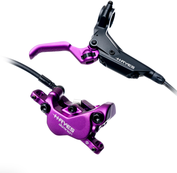 Hayes Limited Edition "Purple Hayes" Dominion A4 Disc Brake and Lever