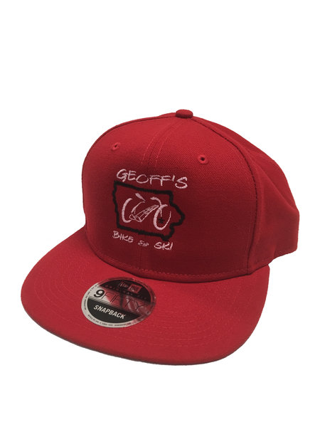 Geoff's Bike and Ski New Era 9fifty GB&S Hat Red