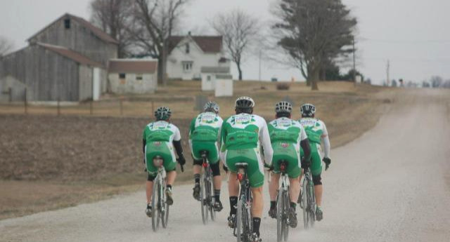 Goosetown Racing Club riding as a group