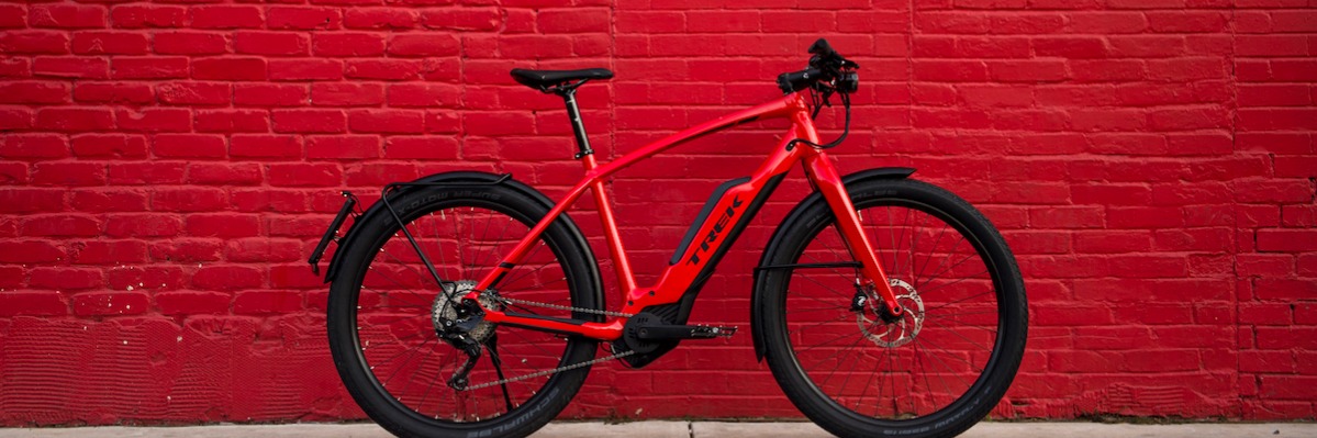red trek bike