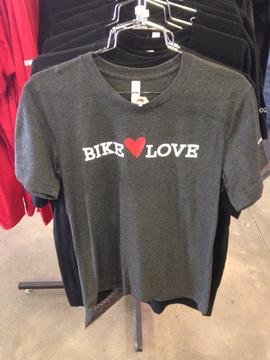 Mad Dog Cycles T-Shirt Bike Love Dark Heather Grey