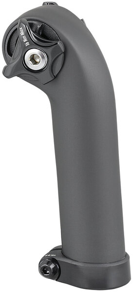 Trek Color-Matched Matte Carbon SeatMastCap & 7mm Round Ears (Matte Onyx)