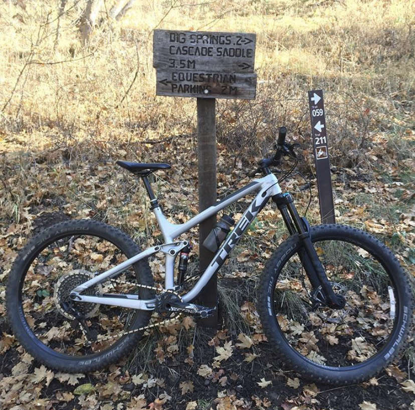 Image of bike at Big Springs Hollow in Provo Canyon