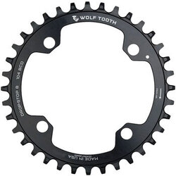 Wolf Tooth 104 BCD Chainring - 38t, 104 BCD, 4-Bolt, Drop-Stop B, Black