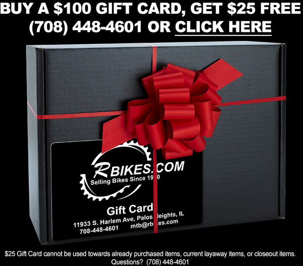 Richard's Bicycles $100 = $125 Gift Card