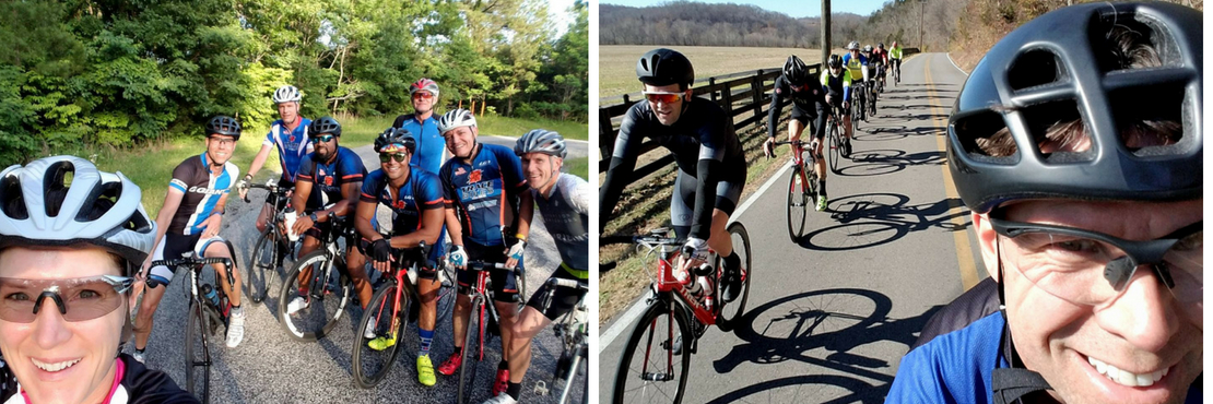 Group rides happen all spring and summer.
