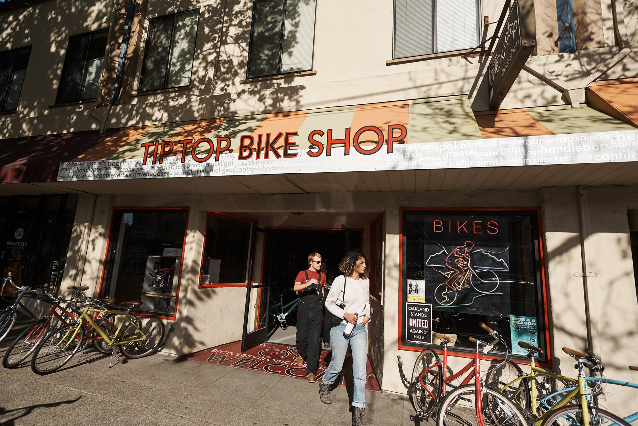 Tip Top Bike Shop store front