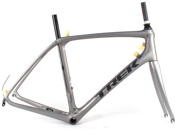 Trek Domane SLR Rim Brake Frame // 52cm // Silver/Black - Wheel