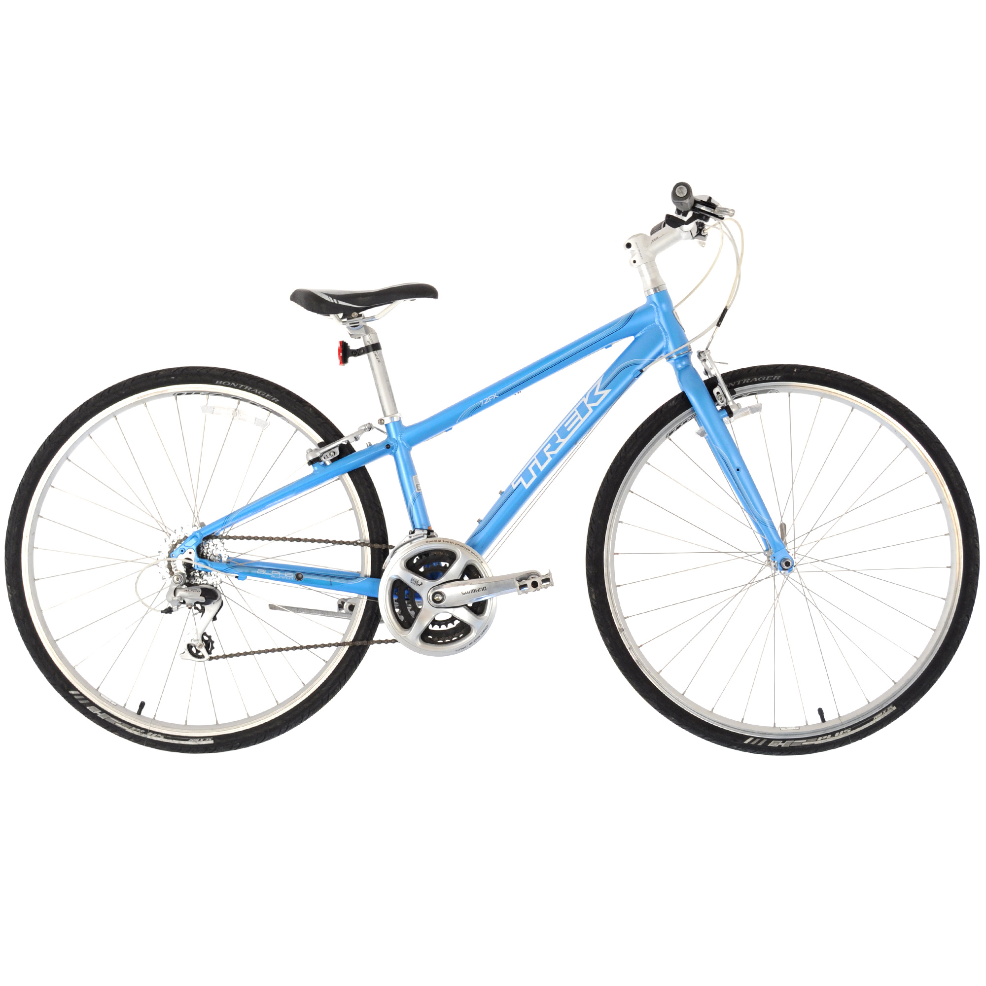 Details about   TREK 7.2 FX 17.5” Hybrid Bicycle Bike Brown Alpha Aluminum Frame 700c Flat Bar 