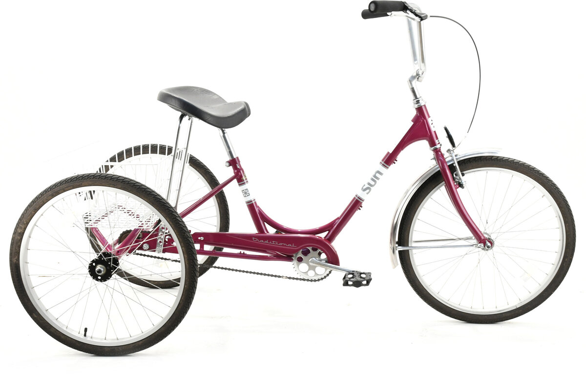 Sun Bicycles Traditional 24 Adult Trike Wheel & Sprocket One of