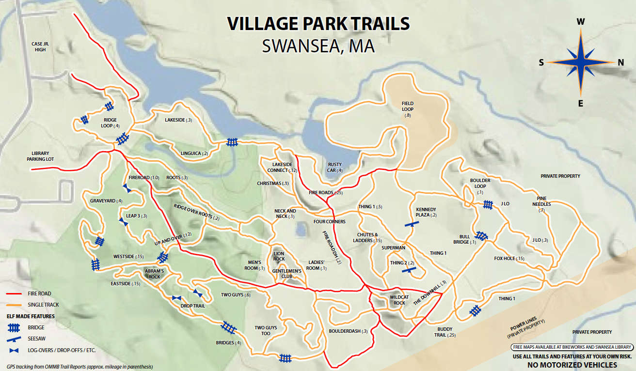 Village Park MTB Trails Swansea, Mass BikeWorks