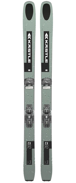Kästle ZX92 All Mountain Ski with K14 Attack Binding - Continental