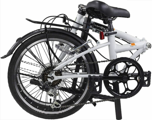 Lightweight Aluminum Frame; 6-Speed Shimano Gears; 20” Foldable Bicycle for Adults DAHON Dream D6 Folding Bike 