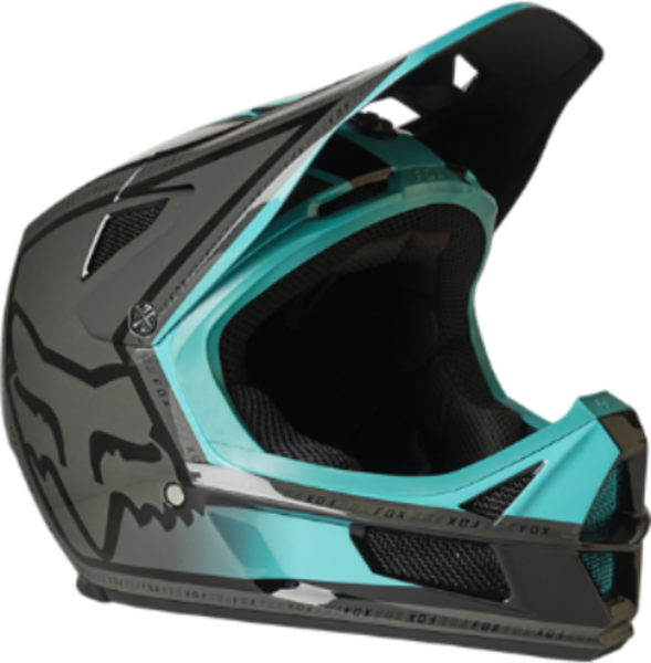 Fox Racing Rampage Comp Cali Helmet, Teal, Large 
