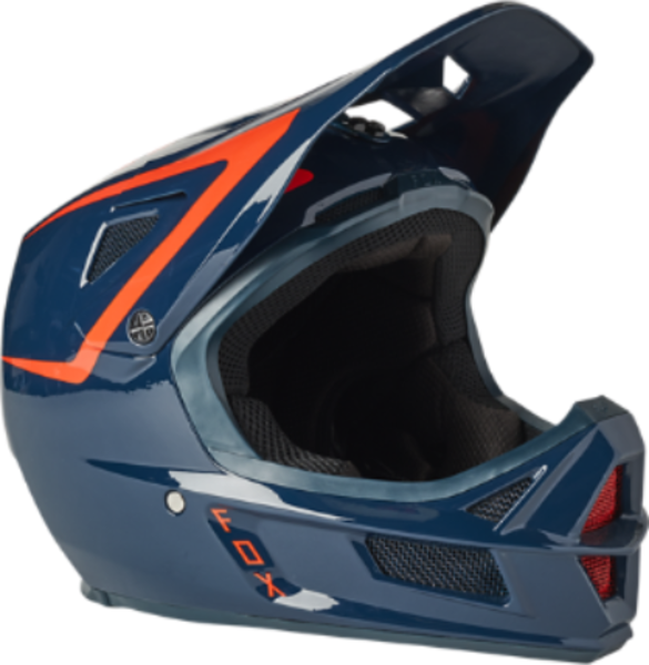 Fox Racing Rampage Comp Repeat Helmet, Dark Indigo, Large