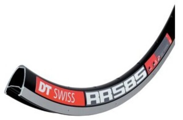 DT Swiss RR585, 700C rim, 32H, Black 