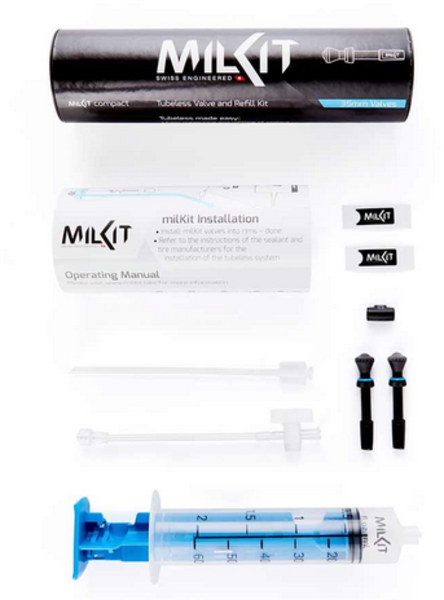  Milkit Compact Kit, 35mm Presta Valves 