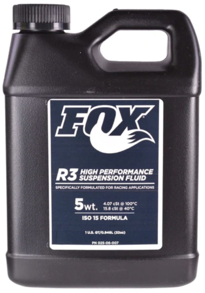 FOX Suspension Fluid [1.00 Quart] R3, 5WT, ISO 15