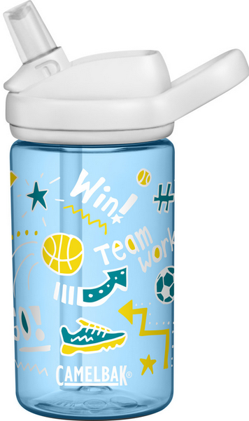 CamelBak eddy+ Kids 400mL Bottle Color: Doodle Sport Clear/Blue