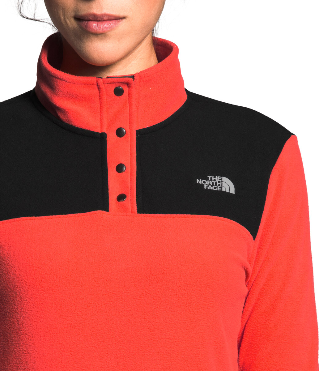 The North Face Women's TKA Glacier Snap-Neck Pull-Over - Paramount