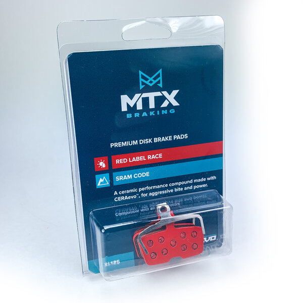 MTX Braking MTX Premium Disc Brake Pads Red