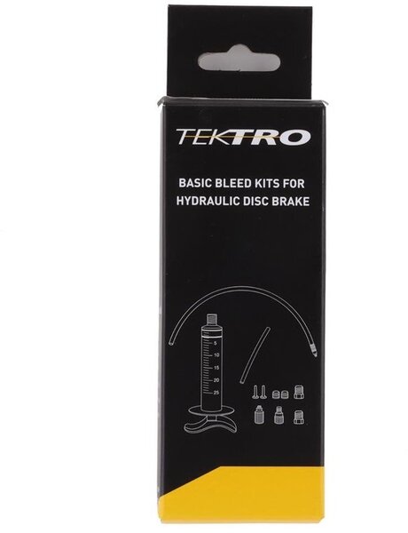 Tektro TEKTRO BASIC BLEED KIT - INCLUDES SYRINGE PLASTIC TUBING HOSE RETAINER COMPRESSION FERRULES BRASS INSERTS AND INLETOUTLET VALVE