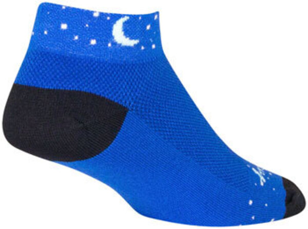 SockGuy SockGuy Classic Glitter Socks - 1 inch, Blue
