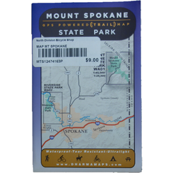  Map Mt Spokane State Park