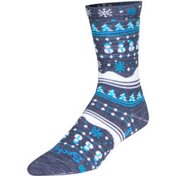 SockGuy SockGuy Winter Sweater Wool Socks - 6 inch Snowman