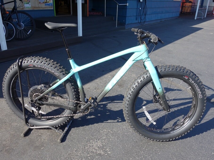 North Division Bicycle USED BIKE FAT TIRE FARLEY BLUE SAGE XL