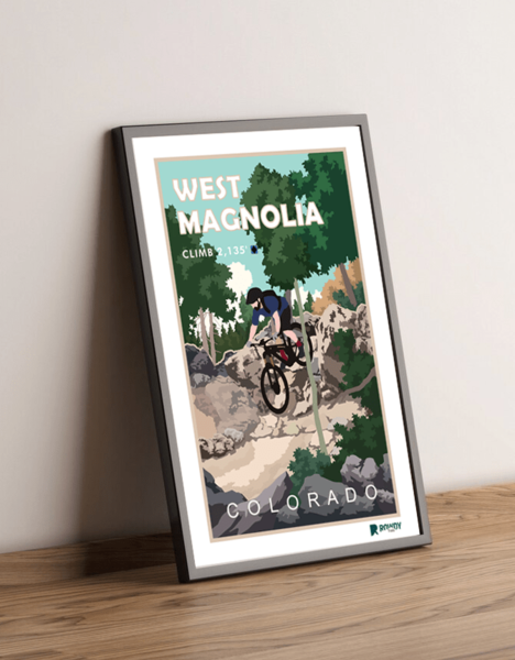Rowdy Trails Colorado Front Range MTB Trail Posters
