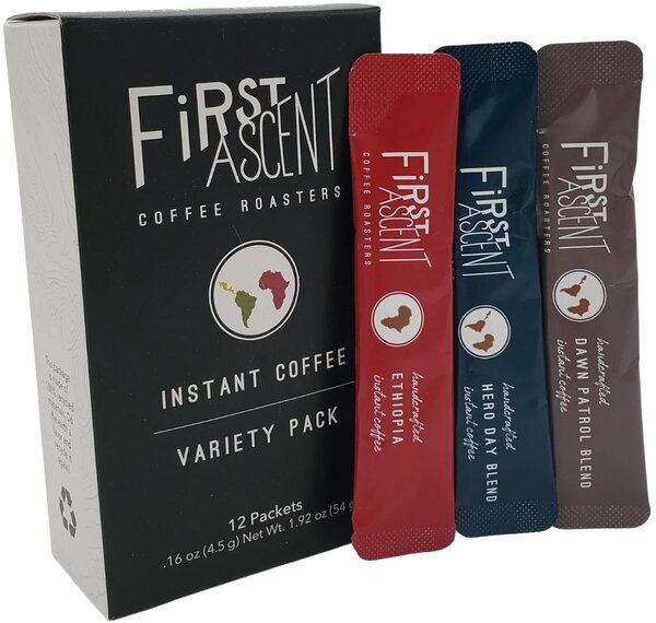 First Ascent Variety Pack Single-Serve Instant Coffee