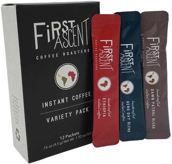 First Ascent Variety Pack SingleServe Instant Coffee Wheat Ridge