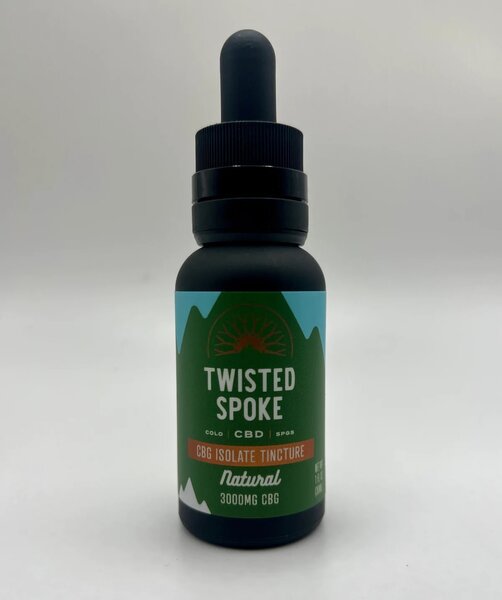 Twisted Spoke Isolate CBD Tincture Flavor: Natural