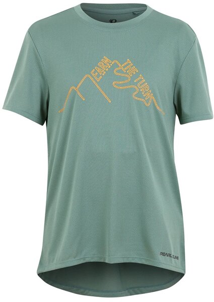 Pearl Izumi Youth Summit Short Sleeve Jersey Color: Pale Pine / Earn The Turns