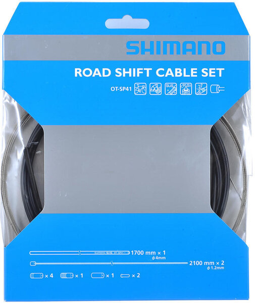 Shimano ROAD SHIFT CABLE SET STAINLESS BLACK
