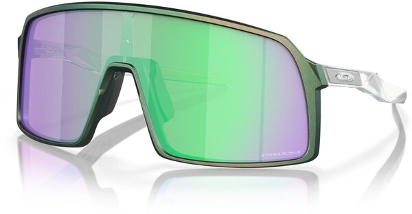 Oakley Sutro | Matte Silver Green Colorshift Prizm Road Jade