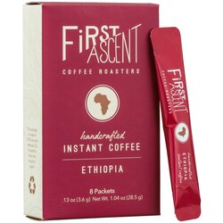 First Ascent Ethiopia Light Roast Single-Serve Instant Coffee