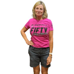 Wheat Ridge Cyclery 50th Anniversary Short Sleeve T-Shirt -- Women's