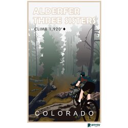 Rowdy Trails Colorado Front Range MTB Trail Posters