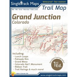 Singletrack Maps Grand Junction Trail Map