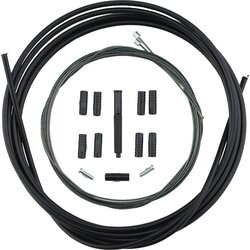 Shimano MTB 2x Shift Cable Set, Optislick, Black