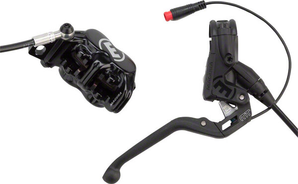 Magura MT5e eBike Disc Brake and Lever - Front or Rear, Hydraulic, Post Mount, Black