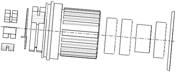 Sun Ringle SRC/SRX Freehub Body Kit - Micro Spline, Aluminum 
