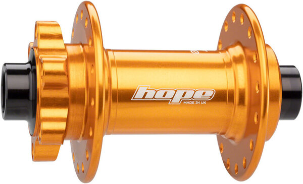 Hope Pro 4 Front Hub - 15 x 110mm Boost, 6-Bolt, Orange