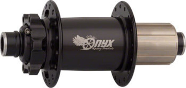 Onyx Racing Products Onyx MTB Rear Hub - 12 x 148mm Boost, 6-Bolt, HG 10, Black