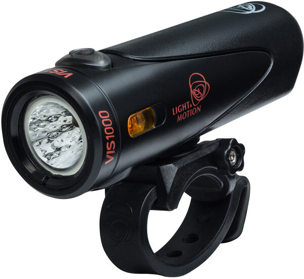 Light and Motion VIS 1000 Rechargeable Headlight: Trooper Black