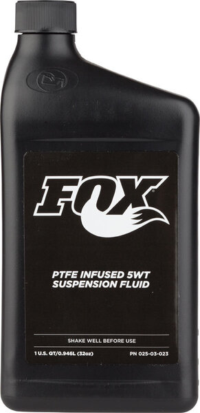 FOX Suspension Fluid, 5wt, Teflon Infused, 1.0 US Quart ref 025-03-023 