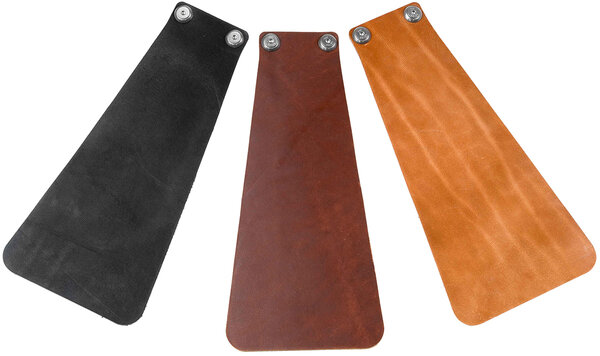 Velo Orange Long Leather Mud Flaps 